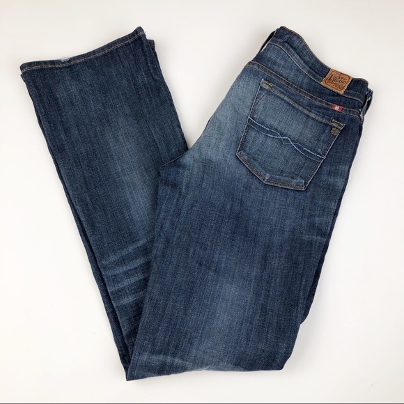 Lucky Brand Denim - Lucky Brand Zoe Boot Blue Denim Jeans Size 10